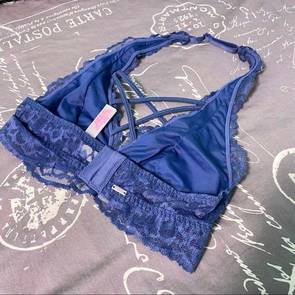 Lace bralette halter topΒ Victoria Secret PINK - Picture 4 of 7